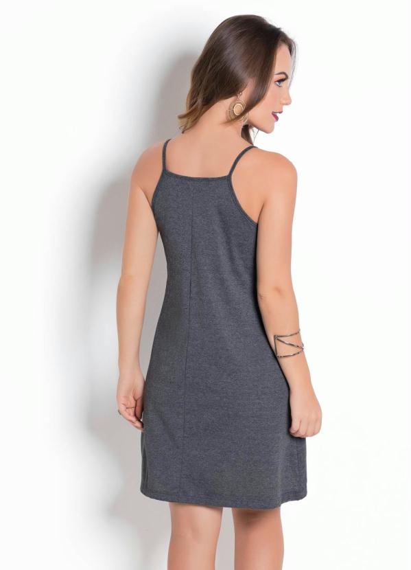 Lead Strap Dress With Located Print