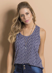 Liberty Floral Tank Top With Swim Back