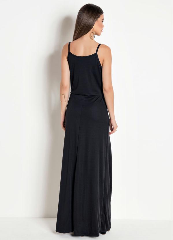 Long Dress With Black Slit