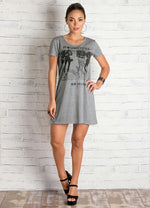 Load image into Gallery viewer, Mescla T-Shirt Dress With Round Neck
