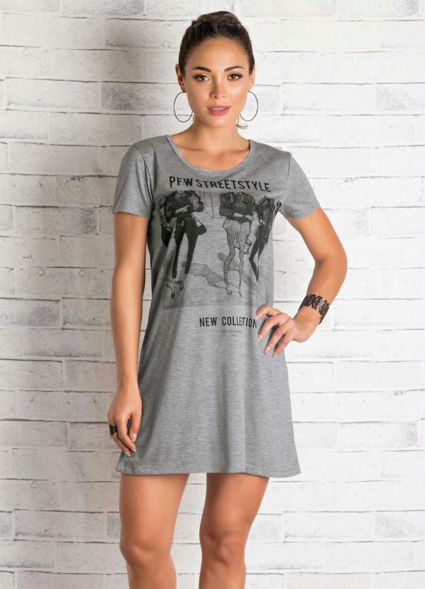 Mescla T-Shirt Dress With Round Neck