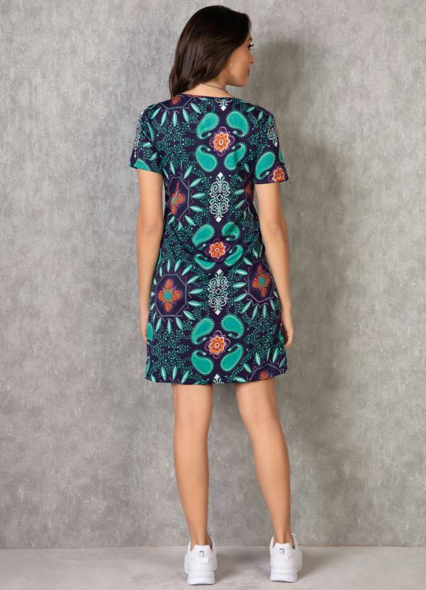 Paisley loose dress