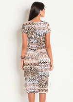 Load image into Gallery viewer, Print Midi Mix Dress
