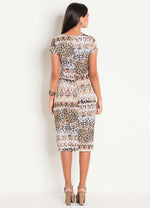 Load image into Gallery viewer, Print Midi Mix Dress

