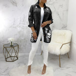 Load image into Gallery viewer, Denim Jackets Washed Blue Ripped Jeans Coat New Thin Women Jacket
