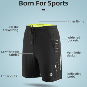 Running Shorts Unisex Clothing Exercise Gym Shorts Spandex Jogging Fitness