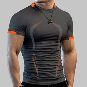 Short Sleeve Breathable Sport T Shirt Men 3d