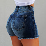 Load image into Gallery viewer, Denim Shorts 2022 New Summer Lady Clothing High Waist Jeans
