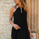 Load image into Gallery viewer, Women Sleeveless Dress with Metal Chain
