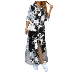 Long Floral Women's Dress