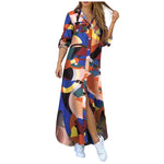 Load image into Gallery viewer, Long Floral Women&#39;s Dress
