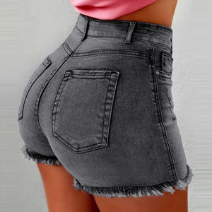 Denim Shorts 2022 New Summer Lady Clothing High Waist Jeans