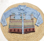 Load image into Gallery viewer, Jeans Casual Jackets Autumn Winter New Aztec Lapel Pocket Denim
