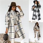 Load image into Gallery viewer, Long Women&#39;s Cardigan with Buttons

