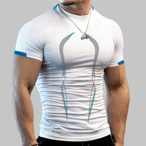 Short Sleeve Breathable Sport T Shirt Men 3d
