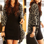Load image into Gallery viewer, Summer Bat Sleeve Shawl Women Chiffon Leopard Kimono Beach Cardigan

