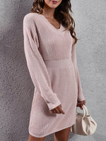 Load image into Gallery viewer, Pink Fashion Warm Winter Dress for Women Vintage Casual
